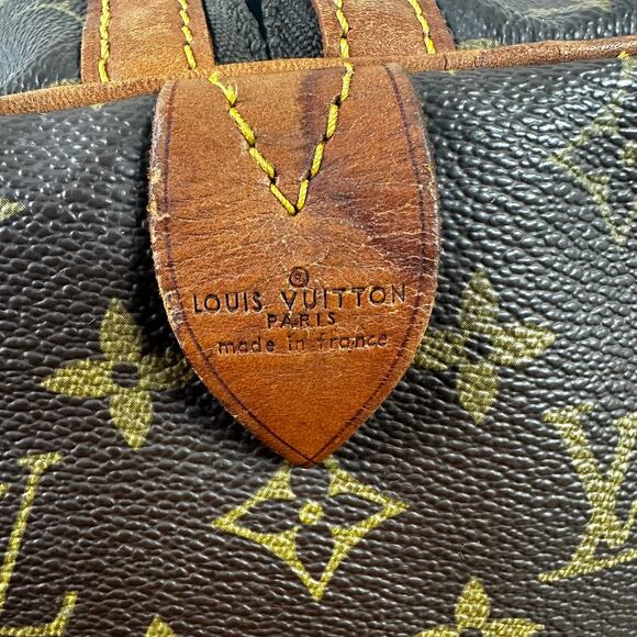 Louis Vuitton Vintage Monogram Sac Souple 45 Duffle Bag Boston Travel - Picture 10 of 16